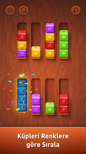 Colorwood Sort: Sıralama Oyunu ekran görüntüsü