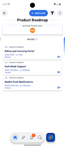 Fizzy - Kanban ekran görüntüsü
