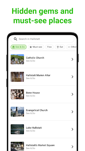 Hallstatt SmartGuide ekran görüntüsü