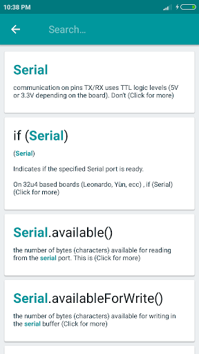 Arduino Language Reference ekran görüntüsü