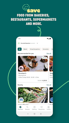 Too Good To Go: End Food Waste ekran görüntüsü