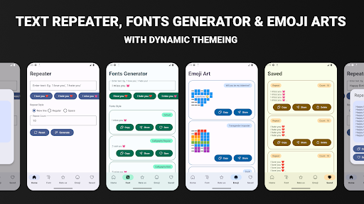 Text Repeater - Fonts & Emoji. ekran görüntüsü