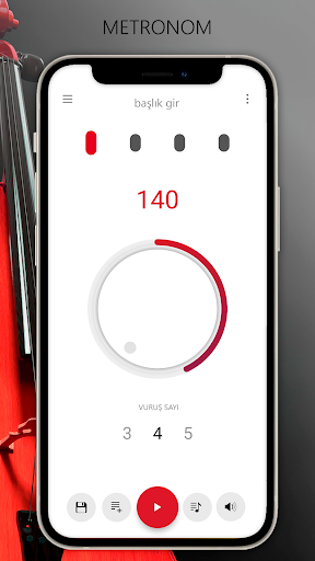 Metronom. Metronome ekran görüntüsü