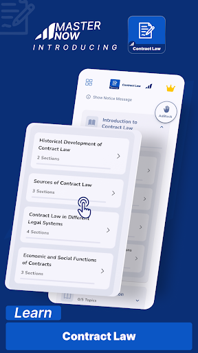 Contract Law - MasterNow ekran görüntüsü