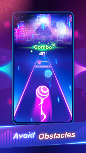 Rolling Music Ball: EDM Rush ekran görüntüsü