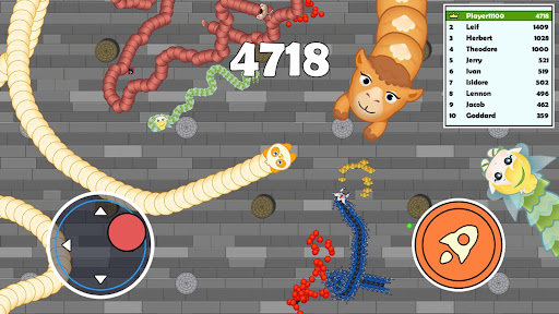 Sneak Snake-aç yılan .io Oyunu ekran görüntüsü