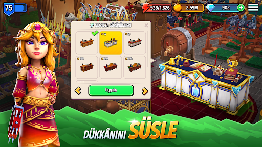 Shop Titans: Üretim ve Tasarım ekran görüntüsü