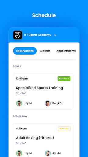 TFT Sports Academy ekran görüntüsü