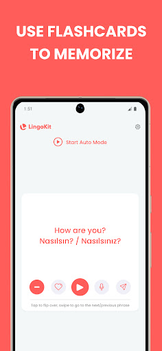 Learn Turkish - Lingokit ekran görüntüsü