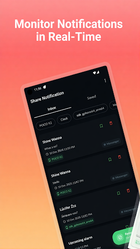 Share Notification ekran görüntüsü