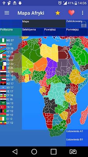 Afrika Haritası ekran görüntüsü