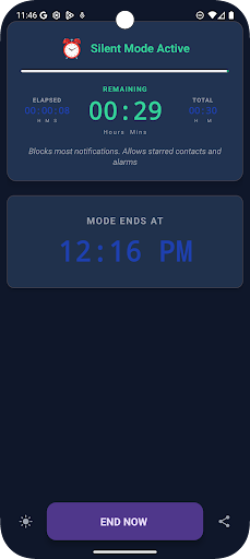 Silent Mode ekran görüntüsü