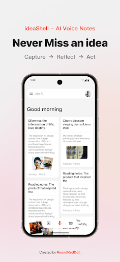 ideaShell: AI Voice Notes ekran görüntüsü