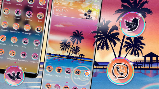 Cool Beach Theme ekran görüntüsü