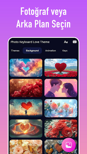 Klavye Temaları: love keyboard ekran görüntüsü