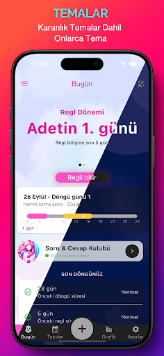 Gün Gün Adet Takvimi & Takibi ekran görüntüsü