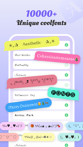 Fonts AI Keyboard Trend&Fancy ekran görüntüsü