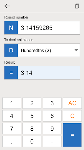 Rounding Numbers Calculator ekran görüntüsü