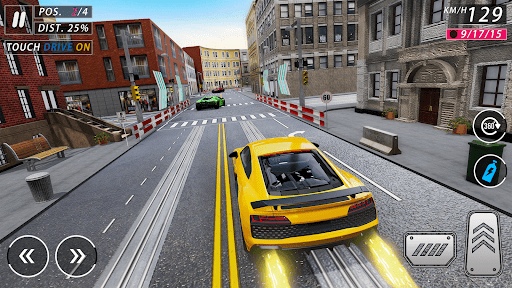 3D arcade araba yarışı ekran görüntüsü