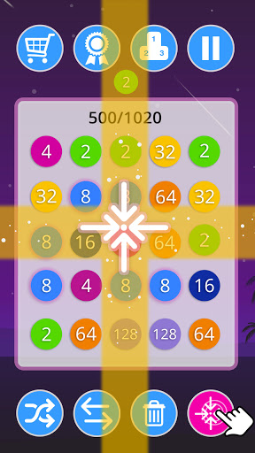2-4-8 : link identical numbers ekran görüntüsü
