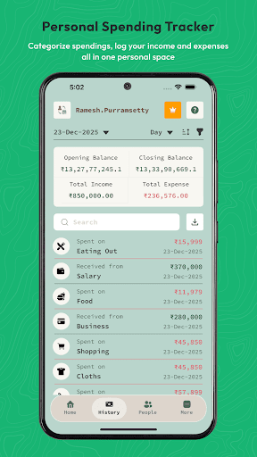 Khata Tracker Business Ledger ekran görüntüsü