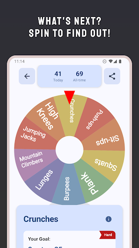 Workout Randomizer - ExerSpin ekran görüntüsü