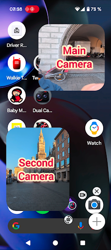 Screen Recorder Dual Camera ekran görüntüsü