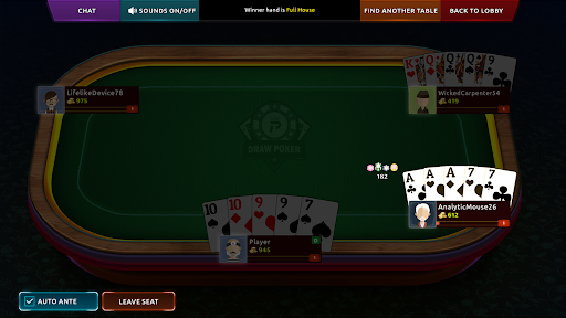 Draw Poker Online ekran görüntüsü