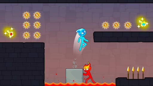 Stick Red boy and Blue girl ekran görüntüsü