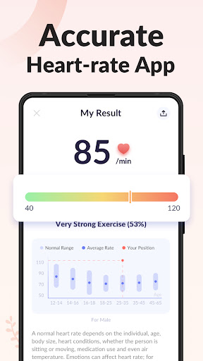 Heart Rate Monitor: Pulse ekran görüntüsü