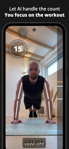 GOLDEN Push-Ups Pushup Tracker ekran görüntüsü