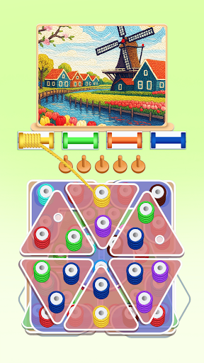 Yarn Sort: Color Jam ekran görüntüsü