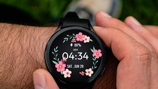 Floral WatchFace - FLOR-03 ekran görüntüsü