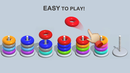 Hoops Sort Puzzle - Stack game ekran görüntüsü