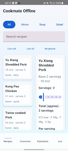 Cookmate Offline ekran görüntüsü