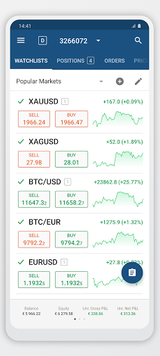 Xenia cTrader ekran görüntüsü