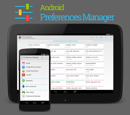 Preferences Manager ekran görüntüsü