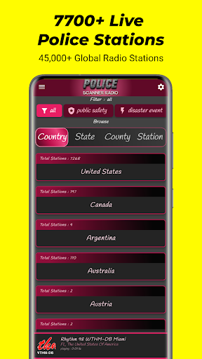 Police Scanner 5-0: Live Radio ekran görüntüsü