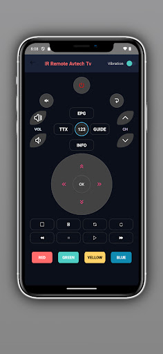 Remote for Avtech tv ekran görüntüsü