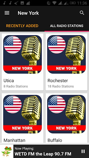 New York Radio Stations - USA ekran görüntüsü