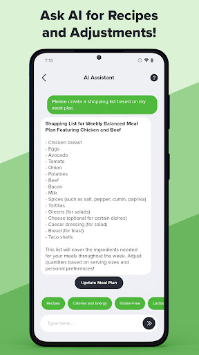 Meal AI - Meal Plans & Recipes ekran görüntüsü