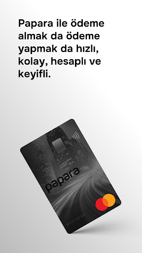 Papara Ticari ekran görüntüsü