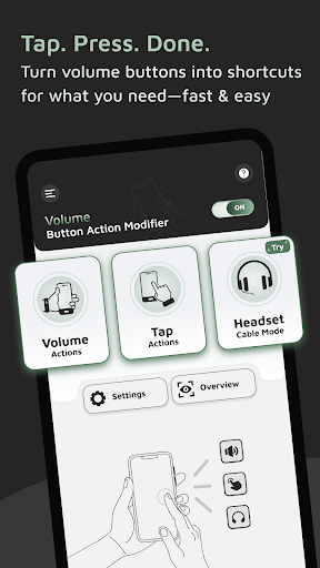 Volume Button Action Modifier ekran görüntüsü