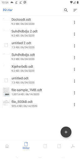 Open Office Viewer - ODF, PDF ekran görüntüsü