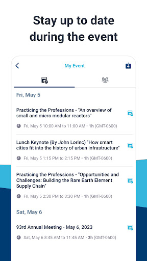 APEGS Events ekran görüntüsü