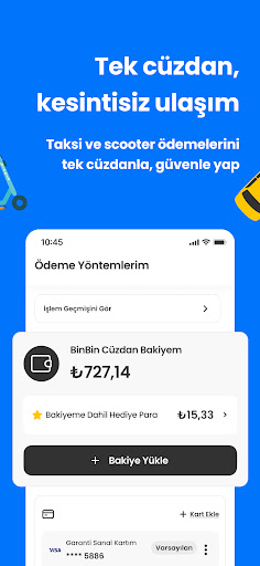 BinBin: Taksi & Scooter ekran görüntüsü