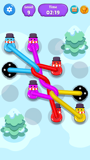 Tangled Line-Knot Untie Puzzle ekran görüntüsü