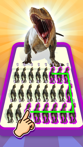 Dino Merge Master animal fight ekran görüntüsü