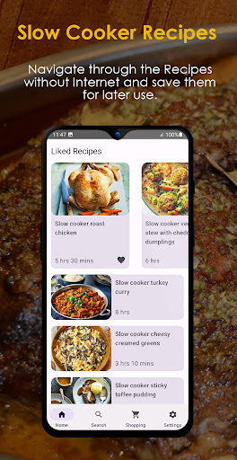 Slow Cooker Recipes Offline ekran görüntüsü