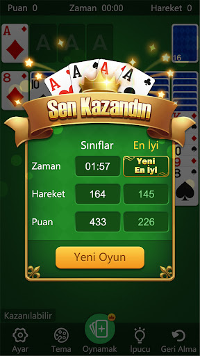 Solitaire Klasik Klondike ekran görüntüsü